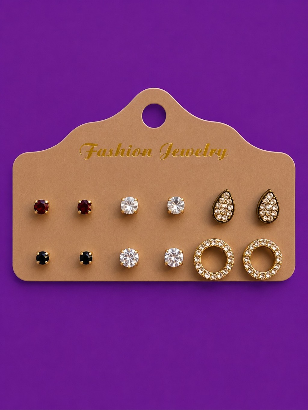 3/$30 Vintage Rhinestone Stud Post Earrings
